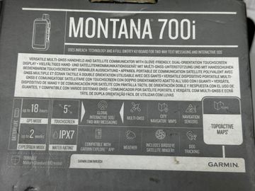 01-200744250: Garmin montana 700i