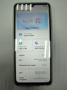 Б/в Мобільний телефон Zte nubia v70 max 6/128gb 01-200836771