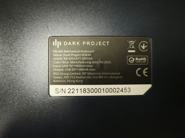 Б/у Клавиатура Dark Project mechanical keyboard 01-200856352