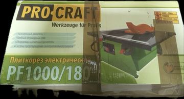 Б/в Плиткоріз Procraft pf1000/180 01-200864256
