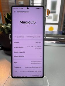 Б/в Мобільний телефон Huawei honor magic 5 lite 5g 8/256 01-200847872