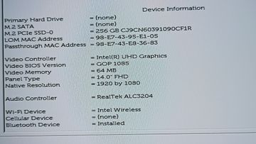 Б/в Ноутбук  14/core i5 8365u ddr4/8gb ddr4/ssd 256 gb/*інтегрована 01-200904305