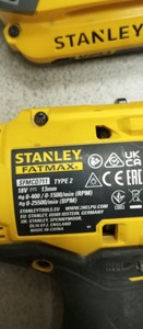 Б/в Набір інструментів Stanley fatmax sfmcg400+fatmax sfmcd711+ 2 акб 18v/2a+зп 01-200962368