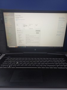 Б/в Ноутбук Hp 15/core i7-10750h ddr4/16gb ddr4/hdd 1000 gb/ssd 512 gb/geforce rtx2060 max-q 6gb 01-200966464