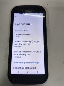 Б/в Мобільний телефон Cat s42 32gb 01-201008141