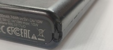 Б/в Повербанк Trust avala 10000mah 25882 01-201007168