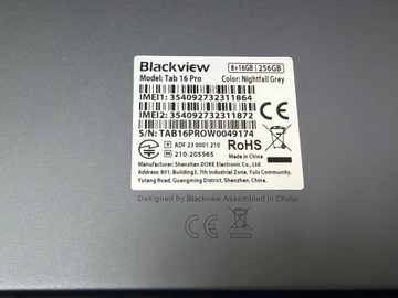 Б/в Планшет Blackview tab 16 pro 8/256gb 01-201046588