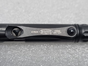 Б/у Ручка подарочная Microtech kyroh mini titanium dlc 01-201064166
