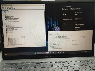 Asus 15/ryzen 5 3500u ddr4/8gb ddr4/hdd *відсутній/ssd 256 gb/*інтегрована