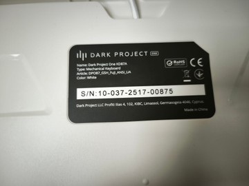 Б/в Клавіатура Dark Project kd87a 01-201147730