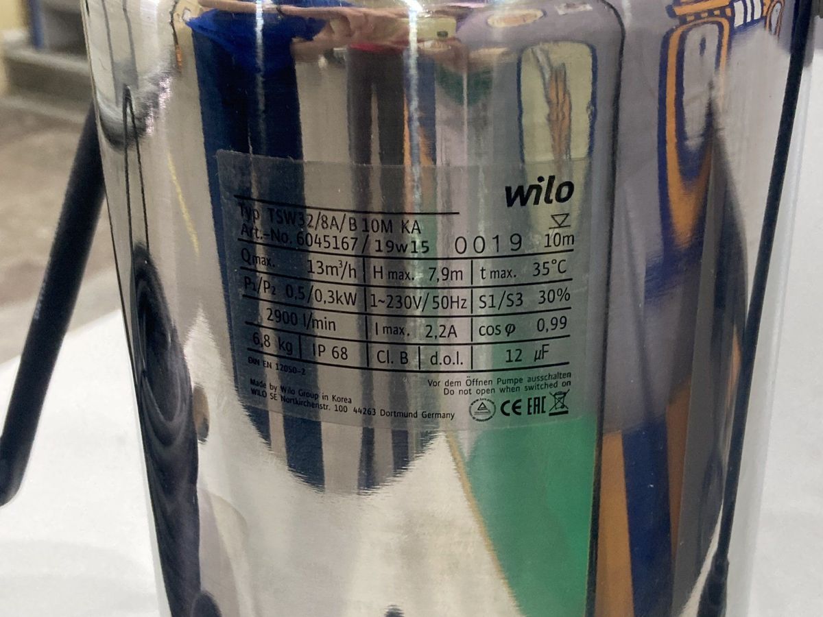 Wilo tsw 32/8-a