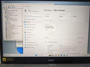 01-200577907: Acer 15/core i5-1235u ddr5/16gb ddr5/hdd *відсутній/ssd 512 gb/*інтегрована