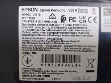 01-200797294: Epson perfection v39ii