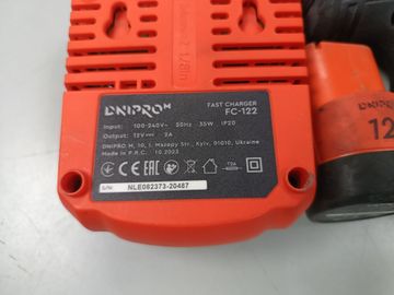 Б/у Шуруповерт Dnipro-M cd-12cx compact 01-200604522