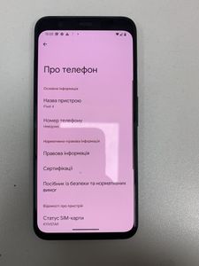 Б/в Мобільний телефон Google pixel 4 6/64gb 01-200875009