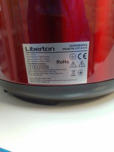 Б/в Мультиварка Liberton lpc 6123 01-200883178