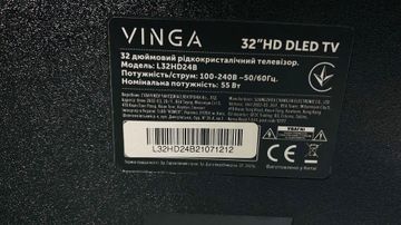 Б/в Телевізор Vinga l32hd24b 01-200883894