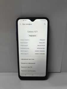 Б/в Мобільний телефон Samsung a015f galaxy a01 2/16gb 01-200881174