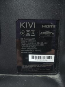 Б/в Телевізор Kivi 32h500gu 18-000095294