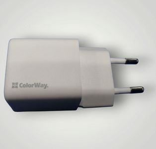 Б/в Зарядний блок Colorway gan mini 25w pd port pps usb-c black (cw-chs052pd 01-200830517