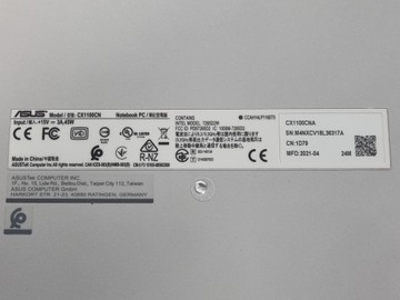 Б/в Ноутбук Asus 11/celeron n3350 ddr3/4gb ddr4/ssd 32 gb/*інтегрована 01-200927518