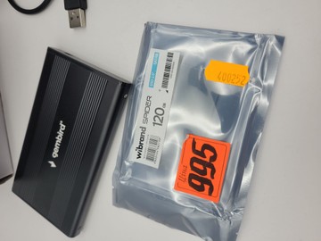 Б/у Внешний накопитель Spider wibrand 120 gb+карман 01-200930975