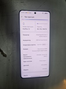 Б/в Мобільний телефон Oneplus 12 12/256gb 01-200947110