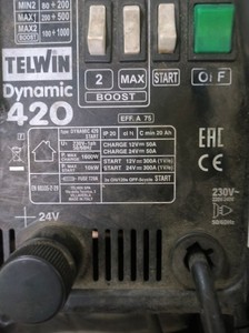 Б/в Пуско-зарядний пристрій Telwin dynamic 420 01-200958477