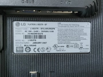 Б/в Монітор Lg l1953tr 01-200963559