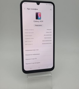 Б/в Мобільний телефон Samsung galaxy a24 sm-a245f 6/128gb 01-200991726