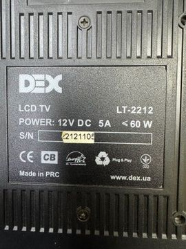 Б/в Телевізор Dex lt-2212 01-201016853