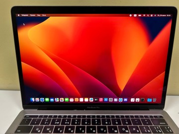 Б/в Ноутбук Apple a1708 /macbook pro 13,3" core i5 2,3ghz/ram8gb/ssd 256gb/intel iris plus graphics 640 01-201033614