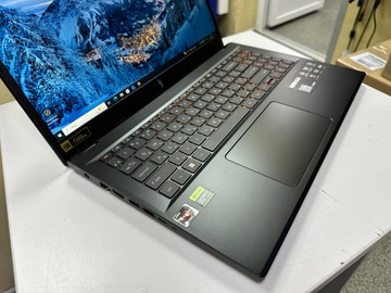 Б/в Ноутбук Acer 15/ryzen 7 7445hs ddr5/16gb ddr5/hdd *відсутній/ssd 512 gb/geforce rtx3050 6gb 01-201080040