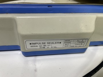 Б/в Паяльник для пакетів Impulse sealer 01-201090541