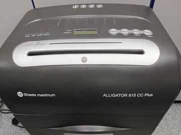 Б/в Знищувач документів Profi office alligator 815 cc+ 01-201108767