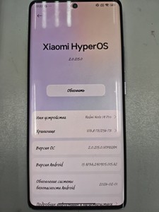 Б/в Мобільний телефон Xiaomi redmi note 14 pro 8/256gb 01-201142598
