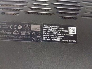 01-200585960: Lenovo 16/core i5-11320h ddr4/16gb ddr4/hdd *відсутній/ssd 512 gb/geforce rtx3050 4gb