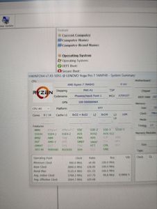 01-200743668: Lenovo yoga pro 7 14,5/процесор: amd ryzen 7 7840hs/3,8 ггц/озп: 32 гб/ssd: 1000гб/radeon 780m