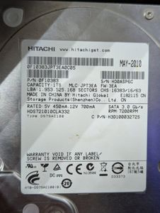 Б/у Жесткий диск Hitachi hds721010cla332 (1000.2gb) 01-200825979