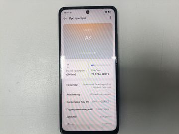 Б/у Мобильный телефон Oppo a3 4g 6/128gb 01-200803450