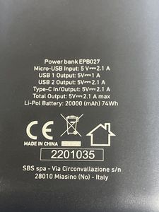 Б/у Повербанк Reinston epb027 20000mah 01-200850743