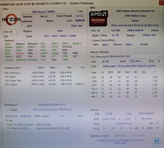 Б/в Системний блок Пк amd ryzen 5 4600g/ram 16 gb/hdd відсутній/ssd 512 gb+128 gb/інтегрована 01-200877956