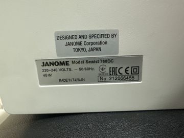 Б/в Швейна машина Janome sewist 780dc 01-200914632