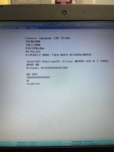 01-19153195: Lenovo pentium n5000 1,1ghz/ ram4gb/ ssd128gb/ 1920x1080