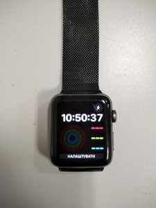 Б/в Смарт-годинник Apple watch series 3 gps 42mm aluminium case a1859 01-200933415