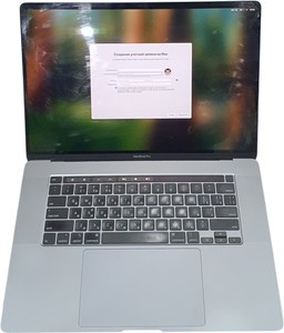 Б/в Ноутбук Apple macbook pro 16" 2019 a2141 core i7 2,6ghz/ram 16gb/ssd 512gb/intel graphics 630 01-200928448
