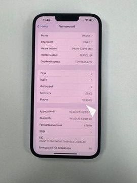 Б/у Мобільний телефон Apple iphone 13 pro max 128gb 01-200938566