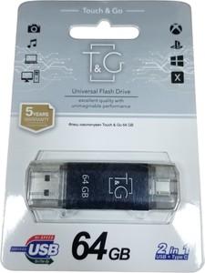 Б/в Флеш-накопичувач usb Touch&Go 64gb 01-200947094