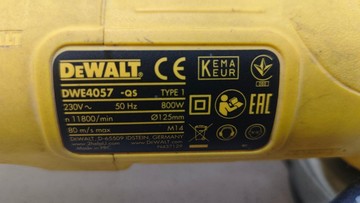 Б/в Кутова шліфмашина Dewalt dwe4057 01-200995229