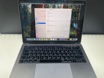 Б/в Ноутбук Apple macbook pro a1989 13,3" core i5 2,4ghz/ram8gb/ssd256gb/iris plus graphics 655 01-200993071